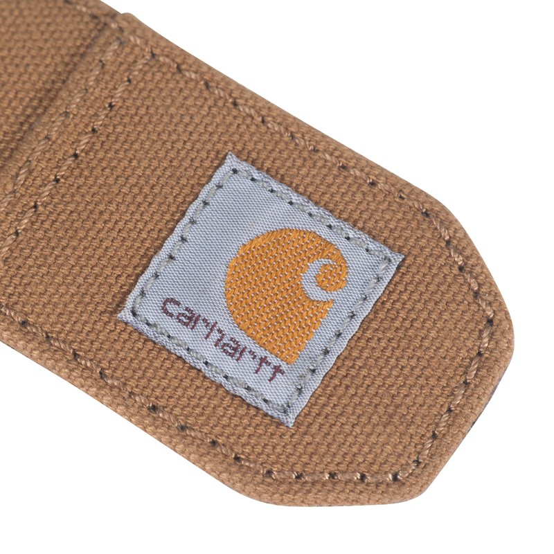 Carhartt Unisex Casual Durable Canvas Duck Shape Belt, Carhartt Brown