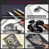 Kit De Dibujo, 126 Piezas, Juego De Lápices Para Bocetos