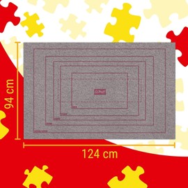 Trefl – Puzzle Mat, 500-3000 Pieces – for Carrying and Storing Puzzles, Mat with Strong Velcro, for Jigsaw up to 45.7 x 31.5 in