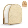 Premium Exfoliating Loofah Glove Pad Body Scrubber. Our Mitt Gloves