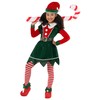 Morph Mistletoe Elf Dress Green Girls XL