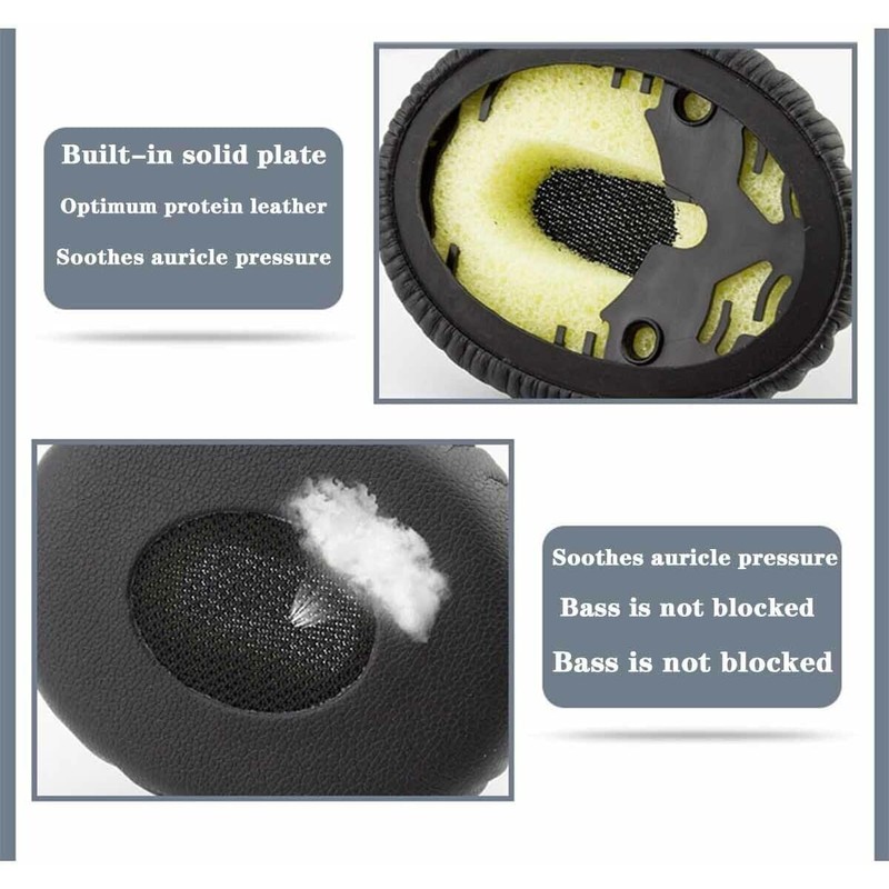 Replacement Ear Pads Kit for Bose QuietComfort 3 Ear Cushion