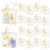 50Pcs Clear Gift Bags Thank You Bag with Handle, SHAIDOJIO