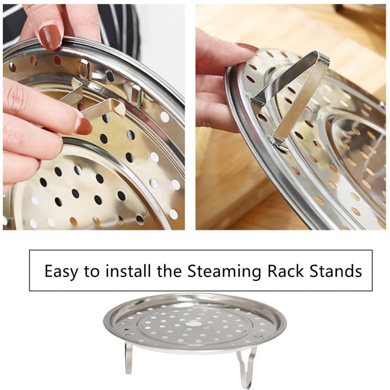 Steaming Rack Household Stainless Steel Cooking Ware Thickened Steaming Rack