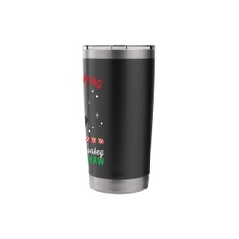 Dominick The Donkey Funny Italian Santa Christmas Xmas Stainless Steel Insulated Tumbler
