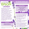 SaltWorks Ultra Epsom Scented Bath Salt, Lavender, 2 Pound Bag