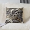 Feelyou Leopard Print Throw Pillow Covers for Couch Sofa Bed,Set