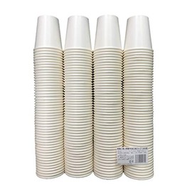 Niche Plus Paper Cups, 7 oz, 205 ml, 200 Count, White, Double-Sided PE Treatment, Condensation Resistant, Commercial Use, Disposable Paper Cups, Water Resistant, Event, Office