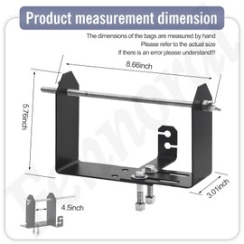 Fennoral Weed Wacker Commercial Trimmer Line Holder for Landscape Trailer Organization Accessories Any Style Trailer and Completely Holds 3 or 5 Pound Line Spool (Adjustable Width 4.65"-9.54")