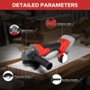 Cordless Angle Grinder for Milwaukee M18 Batteries,7000RPM Brushless Electric Grinder,3