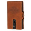 Harley-Davidson Men's Embossed Bar & Shield Pop-Up Card Holder Wallet