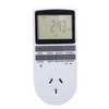 24 Hour Digital Timer Outlet, 7 Day Programmable Timer Indoor,