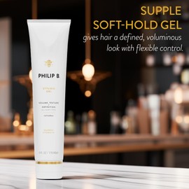 PHILIP B Styling Gel 6 oz. (178 ml) | Soft-Hold Hair Gel Enhances Body and Texture for Definition and Curl