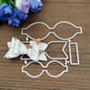 Flower Bow Tie Metal Die Cuts,Christmas Bowtie Hair Bow Clip