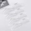 LuSeren 8 Pack ClearHair Clips for Women 4.3 Inch Large