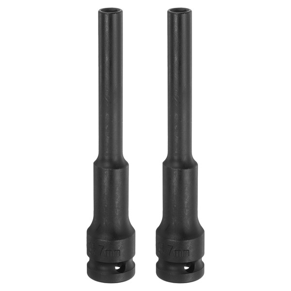 QUARKZMAN Pack of 2 Deep Thin Wall Impact Wrench Socket