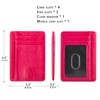 TOURSUIT Travel Minimalist Slim Front Pocket Wallet for Men Women,