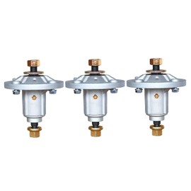 q&p 3 Pieces 54" Lawn Tractor Spindle Assembly Replace John Deere GY21099 GY20867 Fits John Deere 190C D170 E180 G110 LA150 LA175 GY21099 with Mounting Bolt Holes Tapped for Easier Install