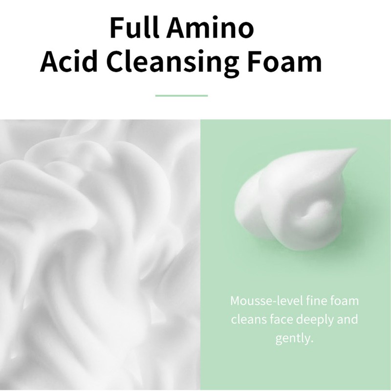 Foaming Facial Cleanser Plant Based Nourishing Face Wash Fine Foaming
