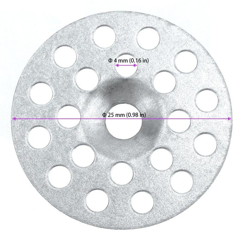 TAICHEUT 600 PCS Metal Plaster Washers, 1 Inch Flat Washer
