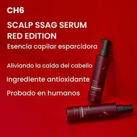 Suero capilar anticaída CH6 Scalp Ssag Red Edition 140 ml – Refuerza y revitaliza tu cuero cabelludo