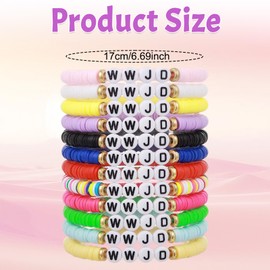 Leseogye WWJD Bracelets, Christian Bracelets for Women Men, Beaded Adjustable Jesus Bracelet, Inspirational Bead Bracelet, Religious Christian Gifts for Teens Youth