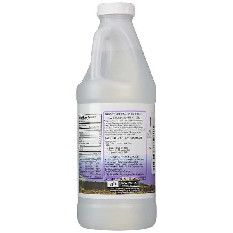 Georges Aloe Georges Aloe Vera Drink, 32 Ounce