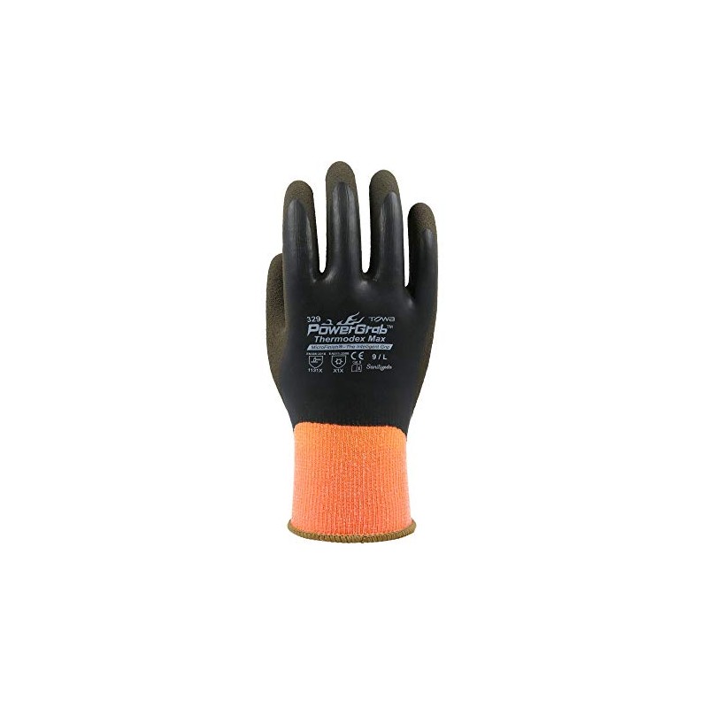 Towa Corporation Twaron Thermal Gloves PowerGrab ThermodexMax L 329-L