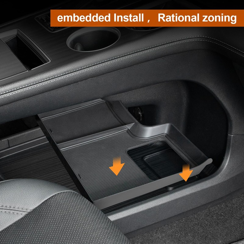 JYCDC Center Console Organizer Tray Compatible with 2021-2026 Toyota Sienna,Armrest