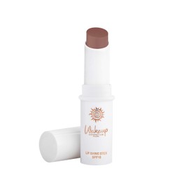 Wakeup Cosmetics Lip Shine Stick SPF15, Nourishing Coloured Lip Balm with SPF 15, Colour Goldrush