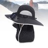 Wide Brim Solar Fan Hat Outdoor Fishing Sunscreen Quick Drying