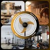 CAMMOO 20 inch Wall Mount Fan Oscillating, Extended 3.3ft Wired