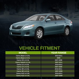 AUTOSAVER88 Radiator Compatible with 2007 2008 2009-2011 Camry L4 2.4L, 2010-2011 Camry 2.5L 4CYL