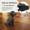 Lulu Decor, Cast Iron Dog with Tail Doorstop, Door Stopper,