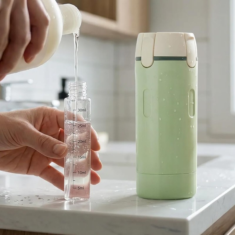 Leak Proof Travel Bottles 4 Pack 30ML, Refillable Toiletry Containers