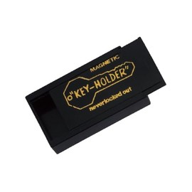 Edward Tools Large Magnetic Key Box - 3" Durable Plastic Lock Box Key Hider for Metal Surfaces - 2 Heavy Duty Magnets Secure - Fits Most Keys - Sliding Cover Design - Dry and Protected (1)