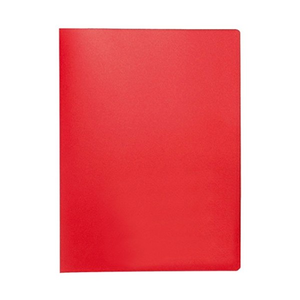 Q Connect 20-Pocket Display Book - Red