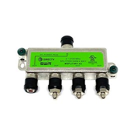 DirecTv MSPLIT4R1-03 Approved WNC 4-Way Wide Band SWM Splitter