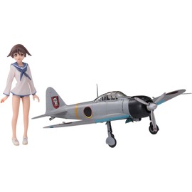 ハセガワ ストライクウィッチーズ 宮藤 芳佳 w/零式艦上戦闘機 22型 1/20スケール レジンキット SP375