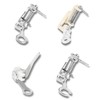 4Pcs Large Metal Darning, Free Motion Sewing Machine Presser Foot,