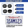 4PCS Stainless Steel License Plate Screws Kit, Anti-Theft Rustproof Tamper