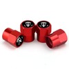 Hisport Fit Maserati Stem Cap 4pcs Universal Car Tire Valve