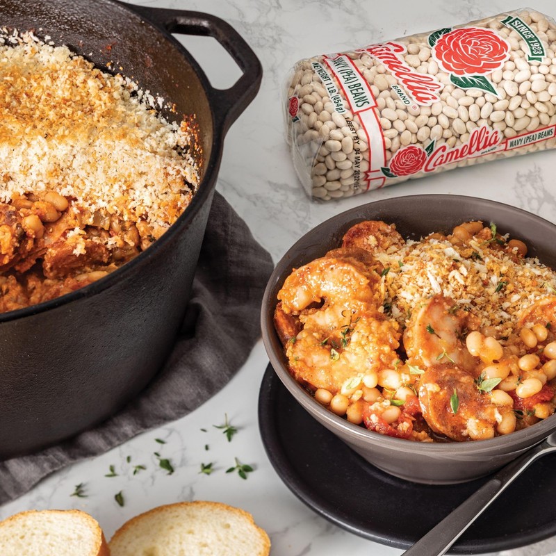 Camellia Brand Dried Navy (Pea) Beans – Premium White Beans