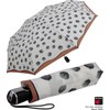Knirps Comet Women's Folding Umbrella Large Duomatic UV Protection, cream,