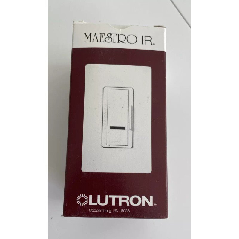 Maestro Lutron Maestro IR 1000 Watt Dimmer Switch MIR-1000-IV, IVORY