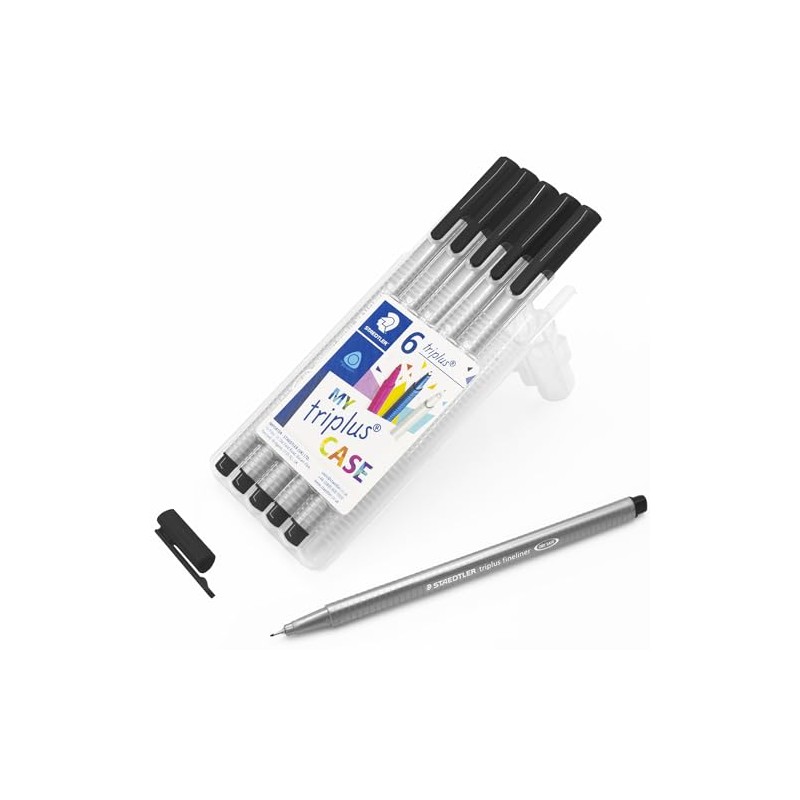 STAEDTLER 334 Triplus Fineliner Superfine Point Pens - 0.3mm -