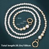 HAOBIN Bag Chains Pearl Bag Handle Bag Strap 100 cm