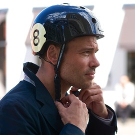 Melon Fahrradhelm »8 Ball« für Damen, Herren und Kinder | Leichter & sicherer urbaner Cityhelm mit Magnetverschluss, individuell anpassbar in schwarz | Größe M-L (52–58cm)
