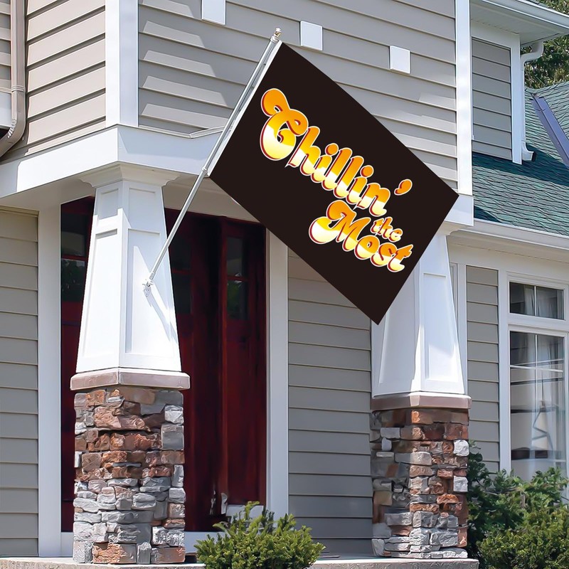 Bolcagob Chillin The Most 5x8FT Flag Double Printed Funny Flag