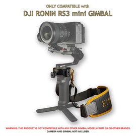 EMKARD TECH NATONEX NS3m NATO Neck Extender/Connectivity Multiplier Accessory for DJI Ronin RS3 Mini Gimbal Video Stabilizer (Gold on Graphite)